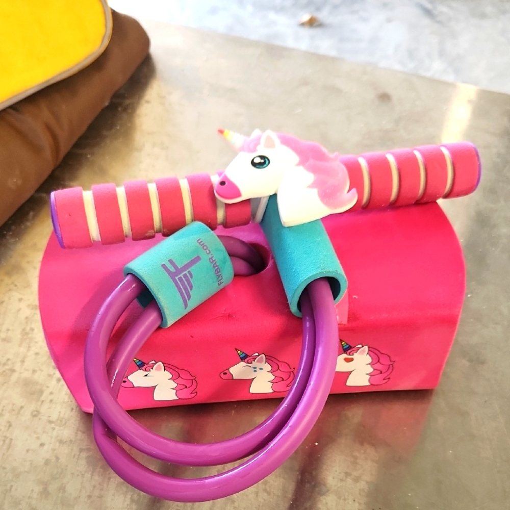 Unicorn Jump Pogo Bounce for Kids - Pink and Purple